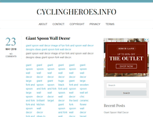 Tablet Screenshot of cyclingheroes.info